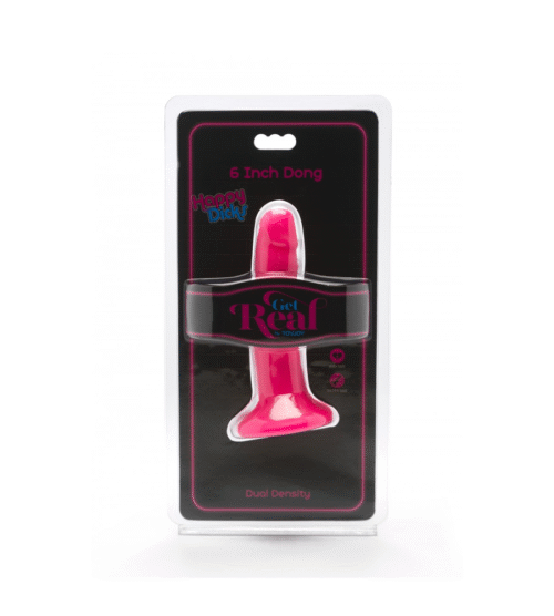 Get Real Happy Dicks 6” Dong Pink – realistični dildo - image 2