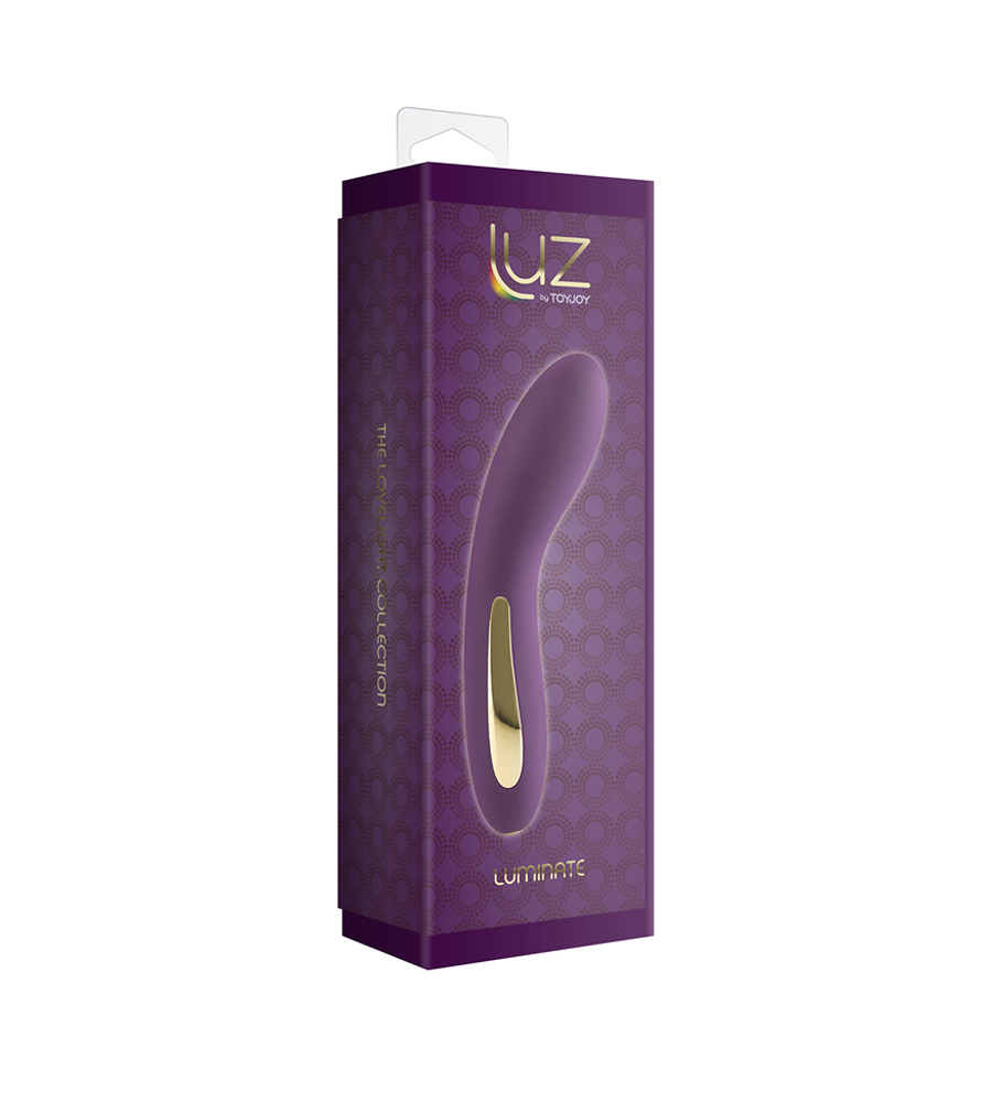 Luminate Purple - silikonski vibrator, 17 cm - Slika 2
