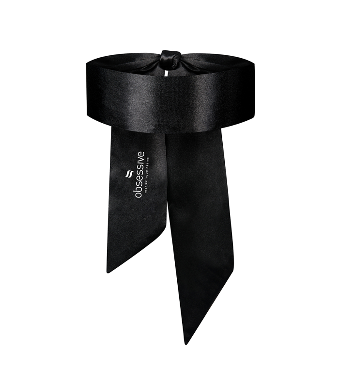 Obsessive Blindfold Black – Satenski povez za oči - Slika 2