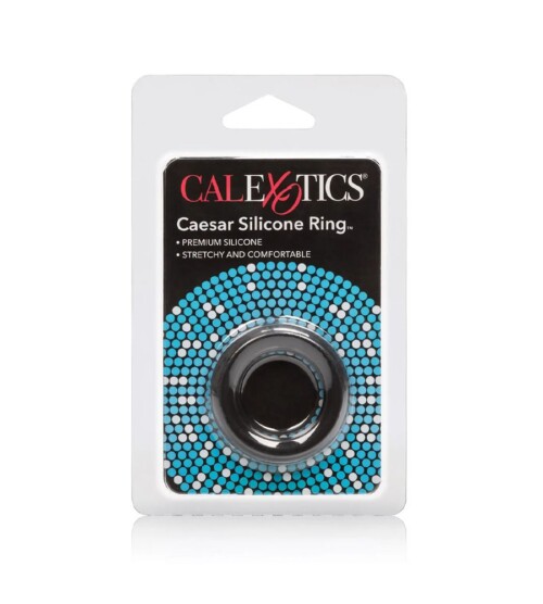 Adonis Silicone Rings Caesar Black – silikonski penis prsten - image 2