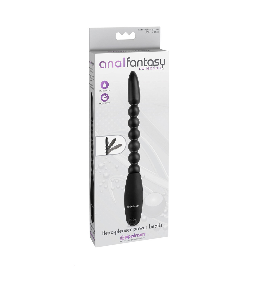 Anal Fantasy Flexa-Pleaser Power Beads – vibrirajuće analne kuglice - image 2