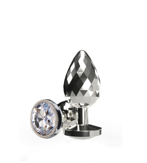 Anal Play Disco Diamond Plug L – metalni analni plug