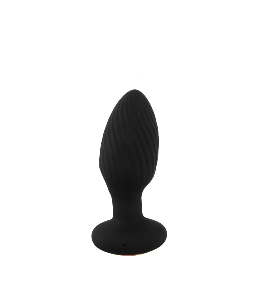 Anos Rotating Butt Plug – vibrirajući analni plug + daljinski upravljač - image 4
