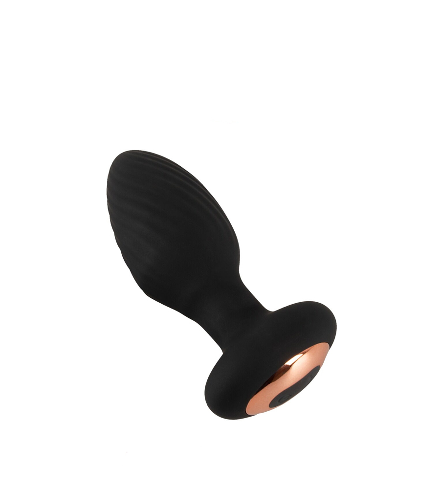 Anos Rotating Butt Plug – vibrirajući analni plug + daljinski upravljač - image 5