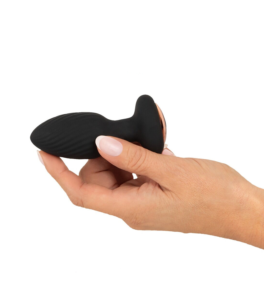 Anos Rotating Butt Plug – vibrirajući analni plug + daljinski upravljač - image 7