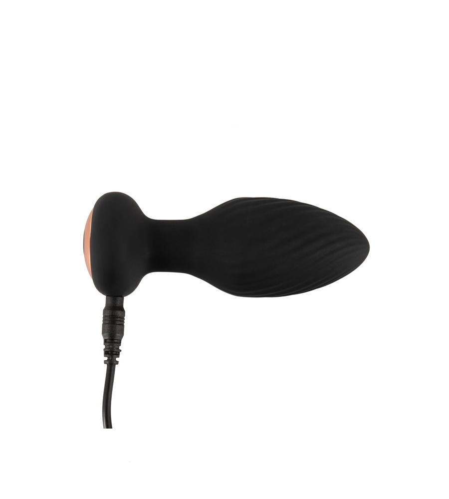 Anos Rotating Butt Plug – vibrirajući analni plug + daljinski upravljač - image 9
