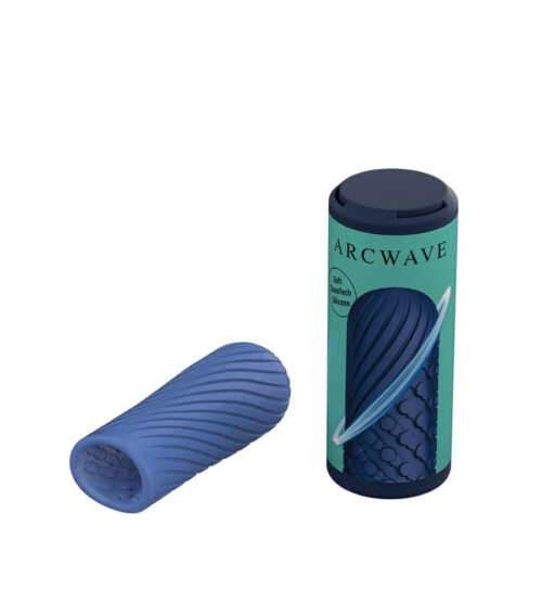 Arcwave Ghost Blue – silikonski masturbator s 2 teksture