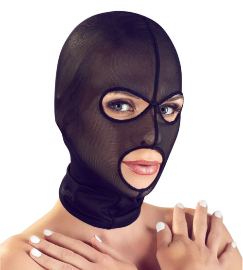 Bad Kitty Head Mask - mesh maska