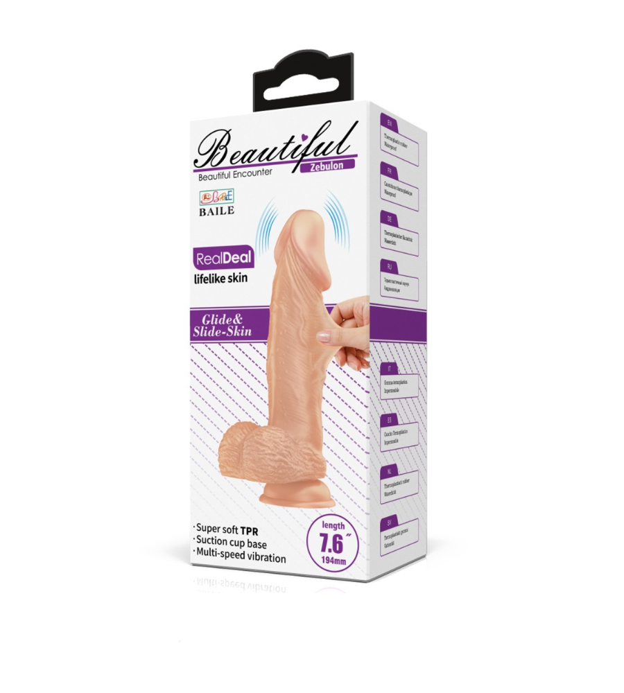 Baile Beautiful Zebulon Vibration – vibrirajući dildo - image 2