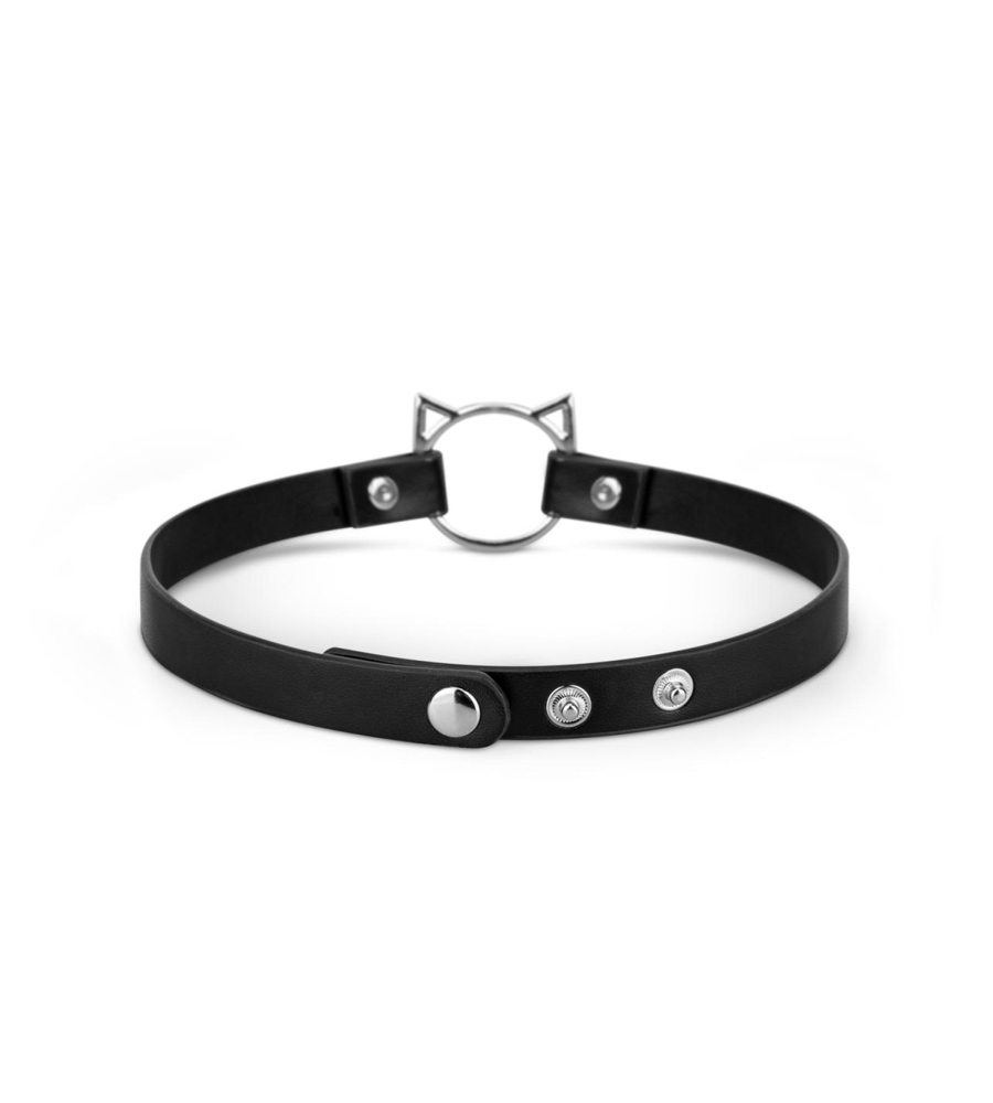 Bedroom Fantasies Kitty Choker Black – BDSM ovratnik - image 4