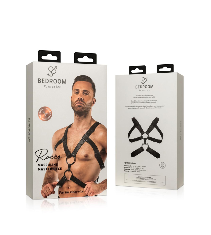 Bedroom Fantasies Rocco Bondage Harness – harness za prsa - image 4