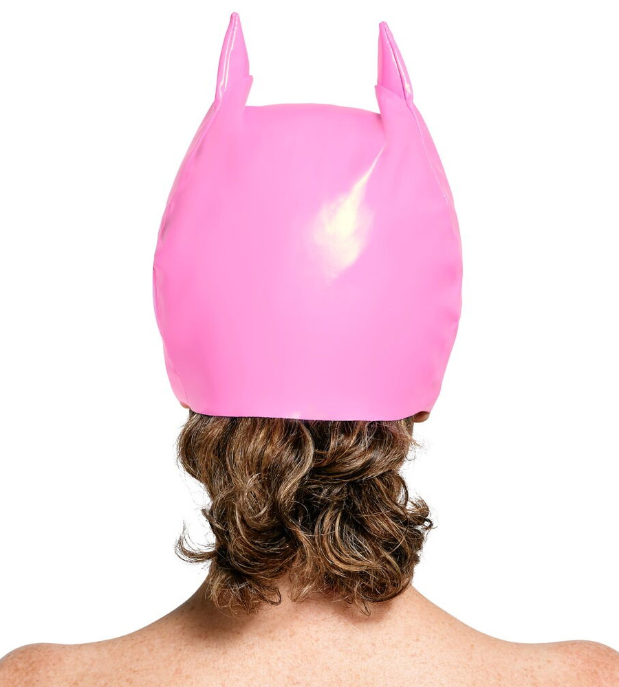 Black Level Vinyl Head Mask Pink – maska žena mačka - image 3