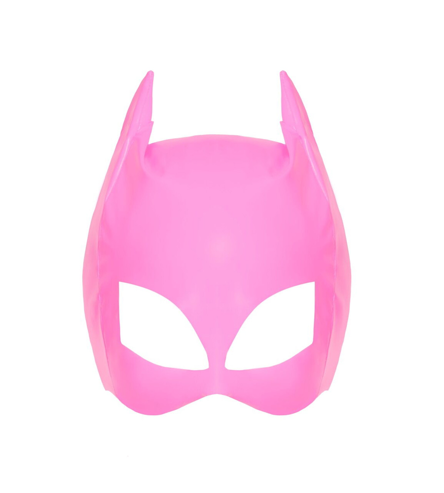 Black Level Vinyl Head Mask Pink – maska žena mačka - image 4