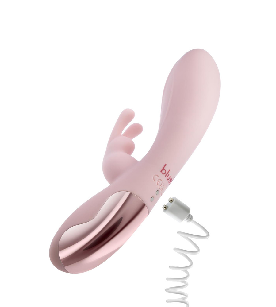 Blush Morgan Pink – silikonski rabbit vibrator - image 5