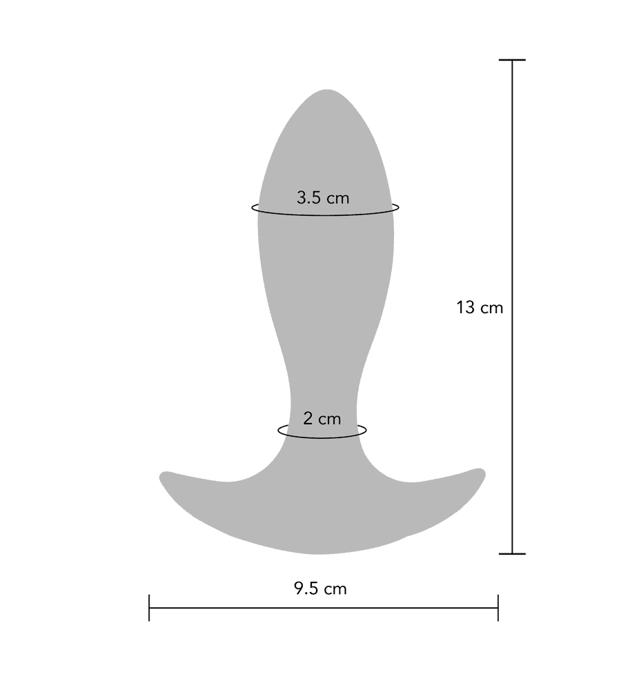 Buttock The Brave – vibrirajući analni plug + daljinski - image 6