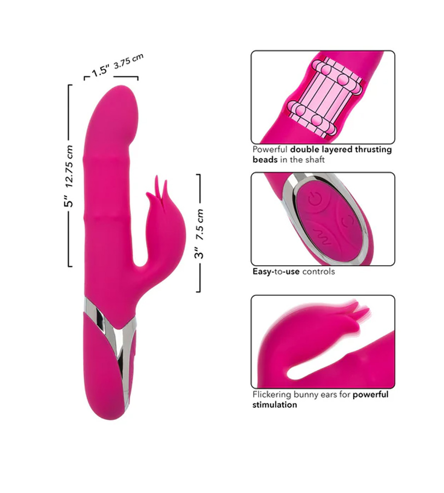 CalExotics Enchanted Embrace – pomični rabbit vibrator - image 3
