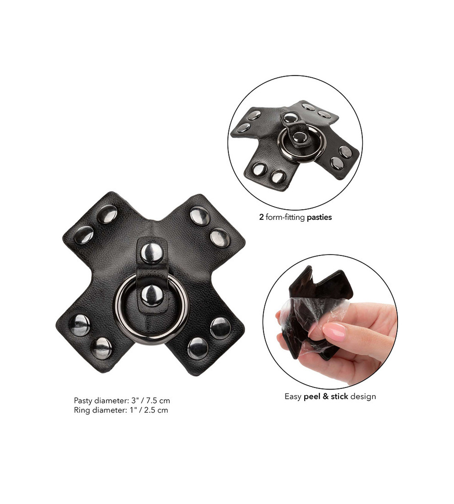 CalExotics Euphoria O-Ring Pasties – naljepnice za bradavice - image 3