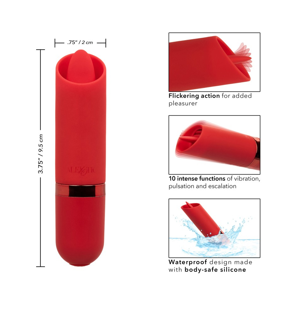 CalExotics Kyst Flicker - silikonski mini vibrator - image 4