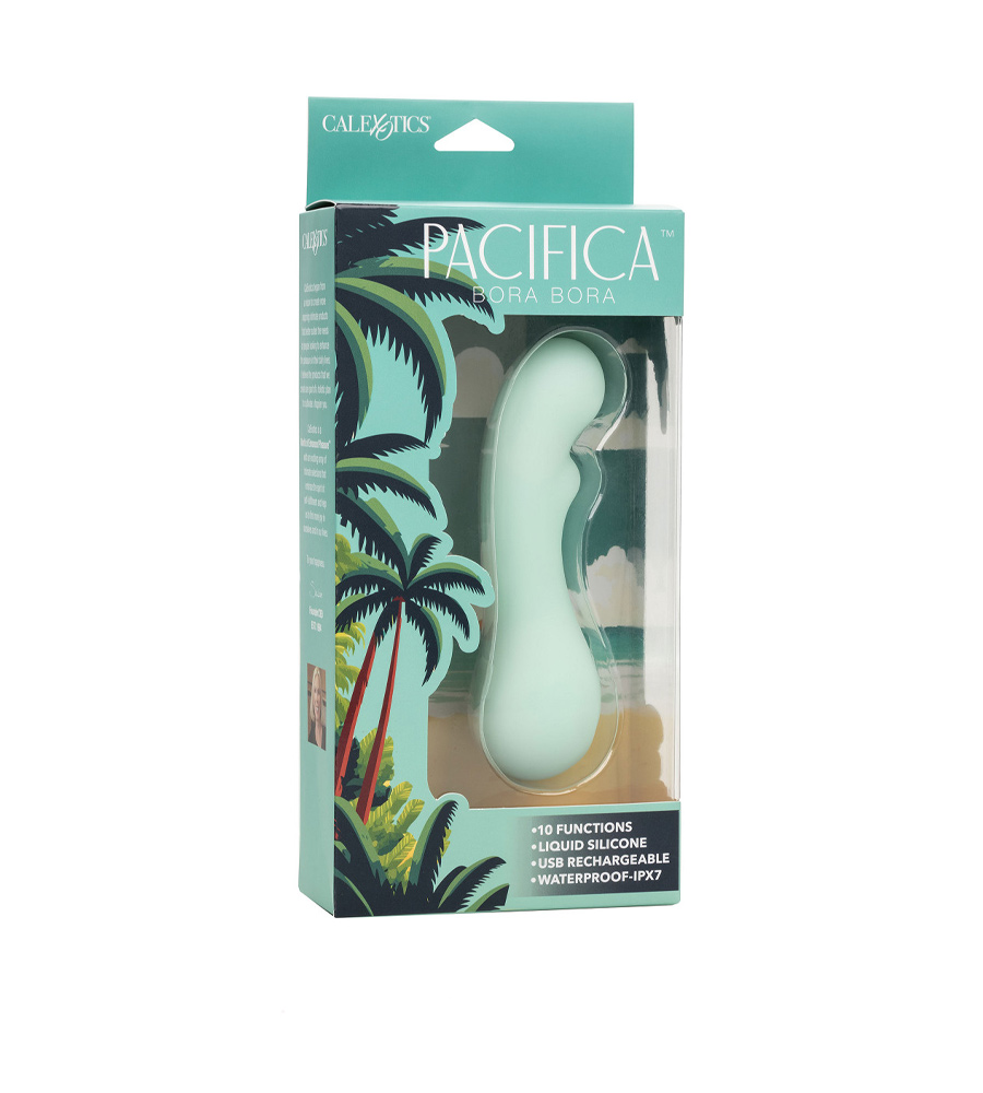 CalExotics Pacifica Bora Bora – silikonski mini vibrator, 14.5 cm - Slika 2
