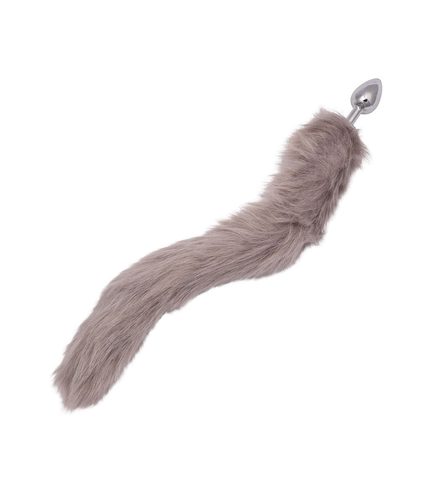 CalExotics Running Wild Tail Grey – analni plug s repom - image 3