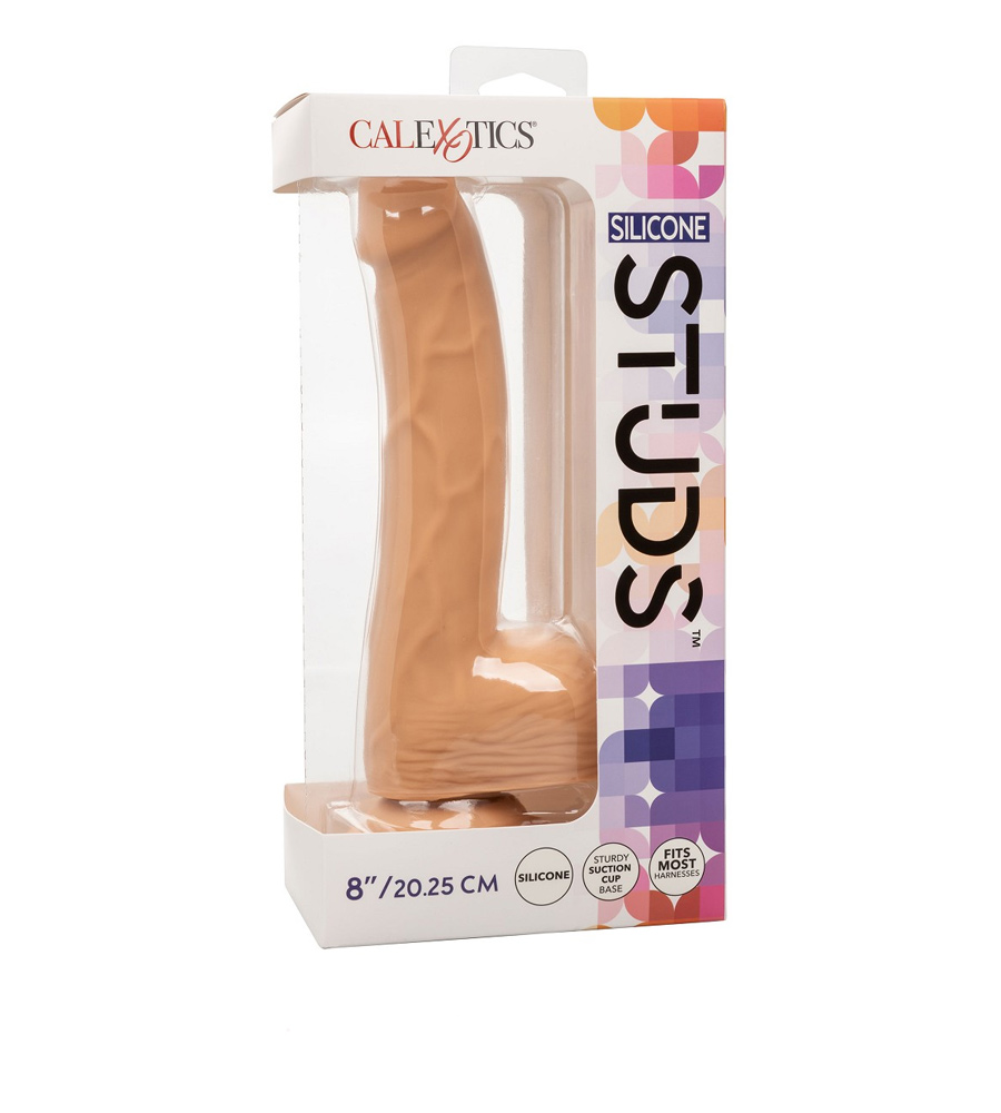 CalExotics Silicone Studs 8” Skin – silikonski dildo - image 2