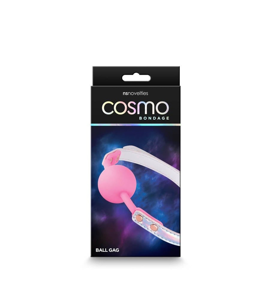 Cosmo Bondage Ball Gag Rainbow – kuglica za usta - Slika 2