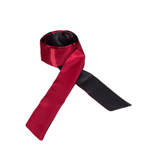 Cottelli Accessories Bondage Scarf Red/Black – satenski povez