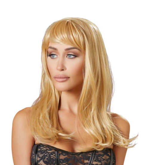 Cottelli Accessories Long Blonde Wig - duga plava perika