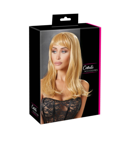 Cottelli Accessories Long Blonde Wig - duga plava perika - image 2
