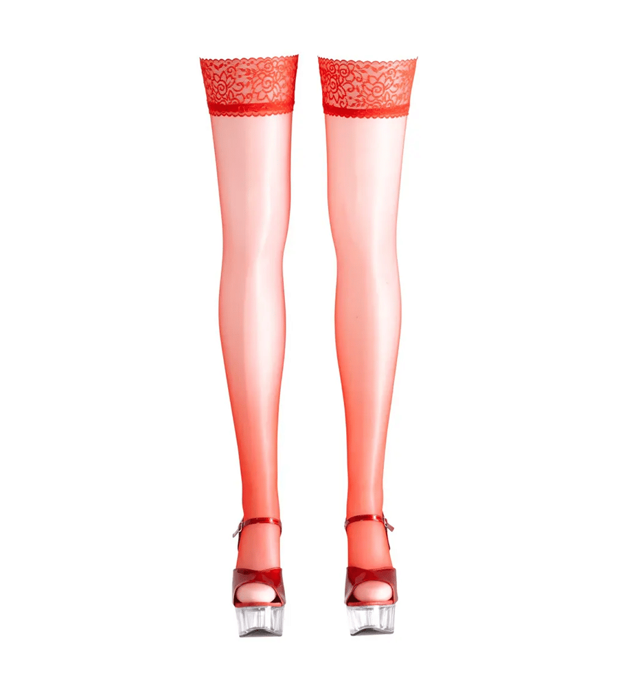 Cottelli Collection Hold-up Stockings – samostojeće čarape - Slika 4