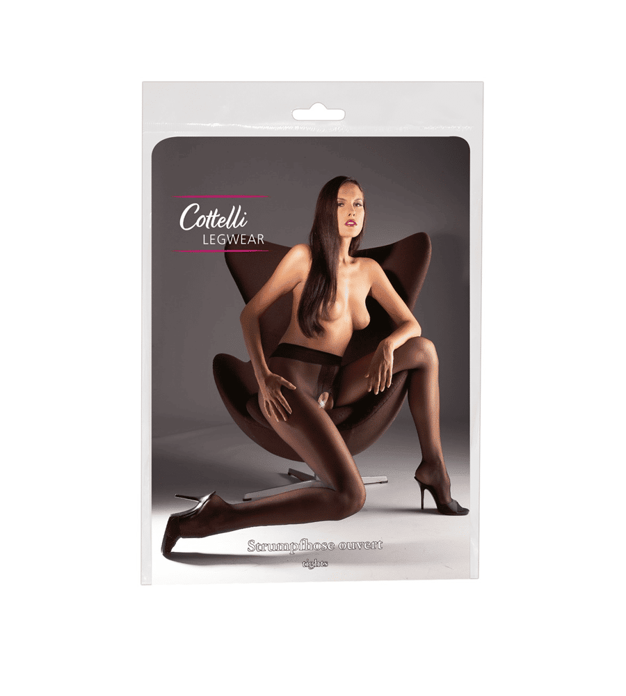 Cottelli Legwear Suspender Tights – ouvert hulahopke - image 2