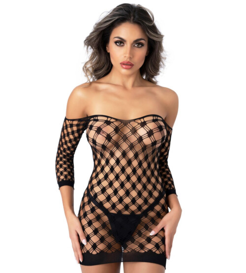 Daring 75300 Deluxe Fence Net Minidress – mrežasta mini haljina