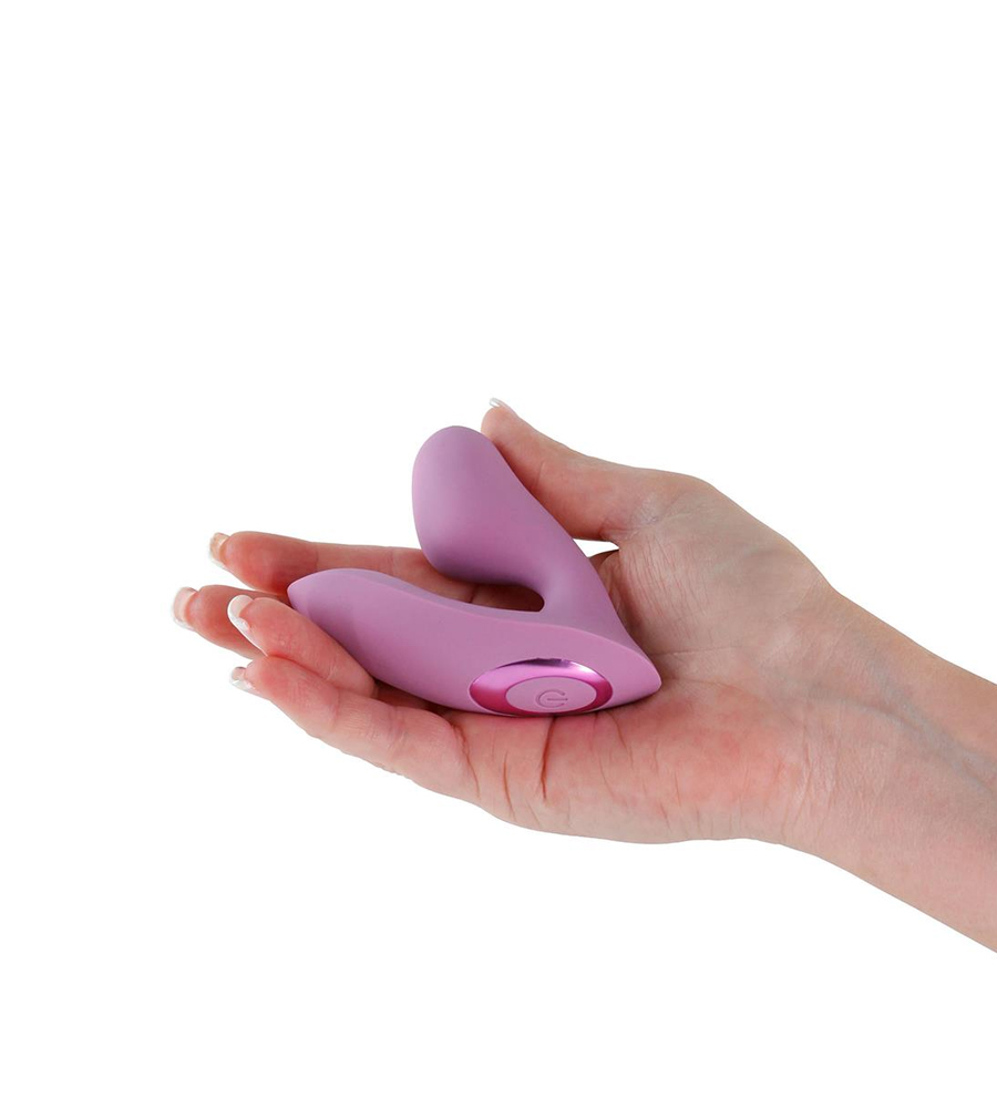 Desire Demure Blush – silikonski rabbit vibrator - image 4
