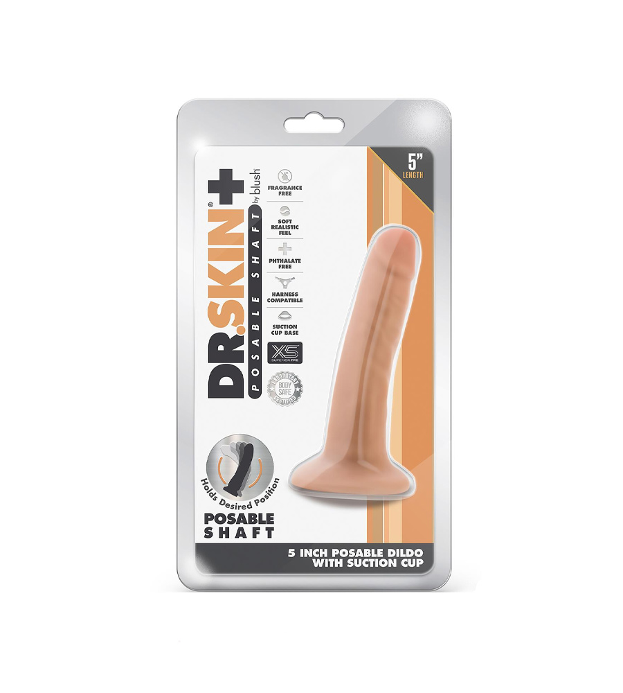 Dr. Skin Plus Posable 5″ Vanilla – realistični dildo - image 2