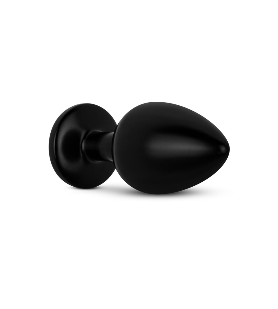 EasyToys Black/Silver Butt Plug L – metalni analni plug, 9.3 cm - Slika 3