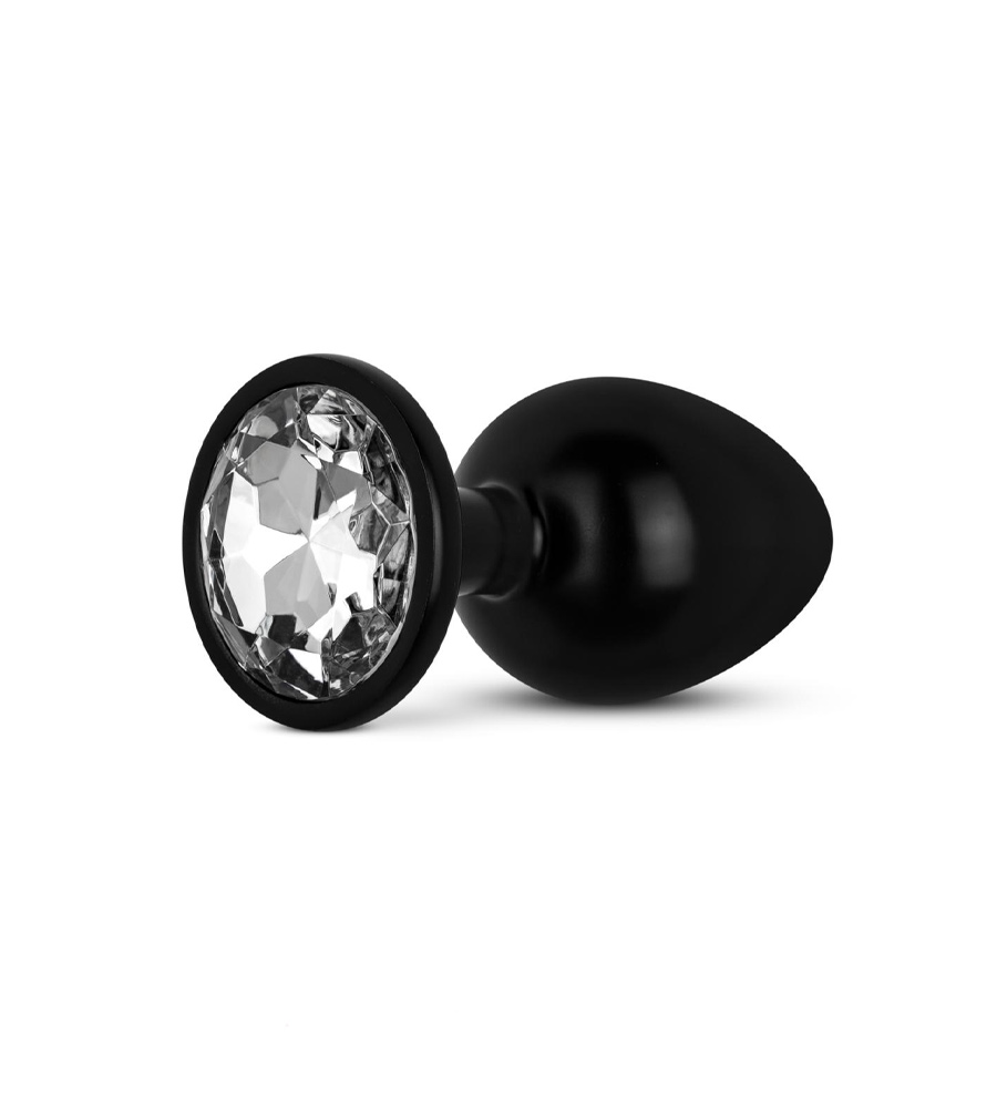 EasyToys Black/Silver Butt Plug L – metalni analni plug, 9.3 cm - Slika 2