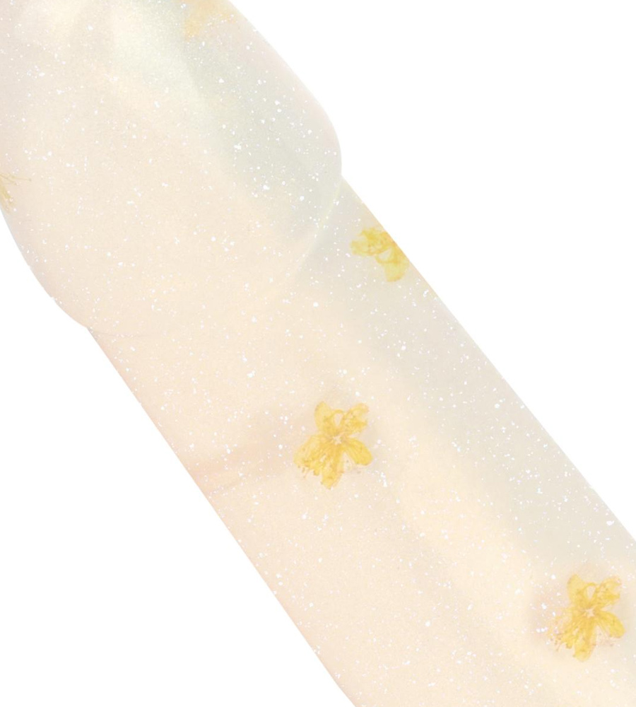 EasyToys Floral Fantasy Gold Dildo S – svjetlucavi dildo - image 5