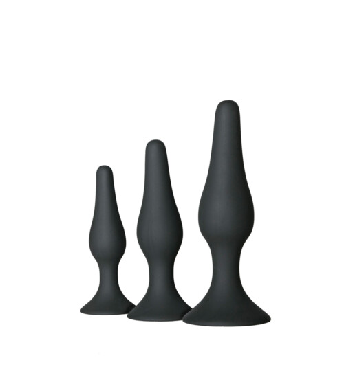 Easytoys Suction Base Butt Plug Set – set analnih plugova