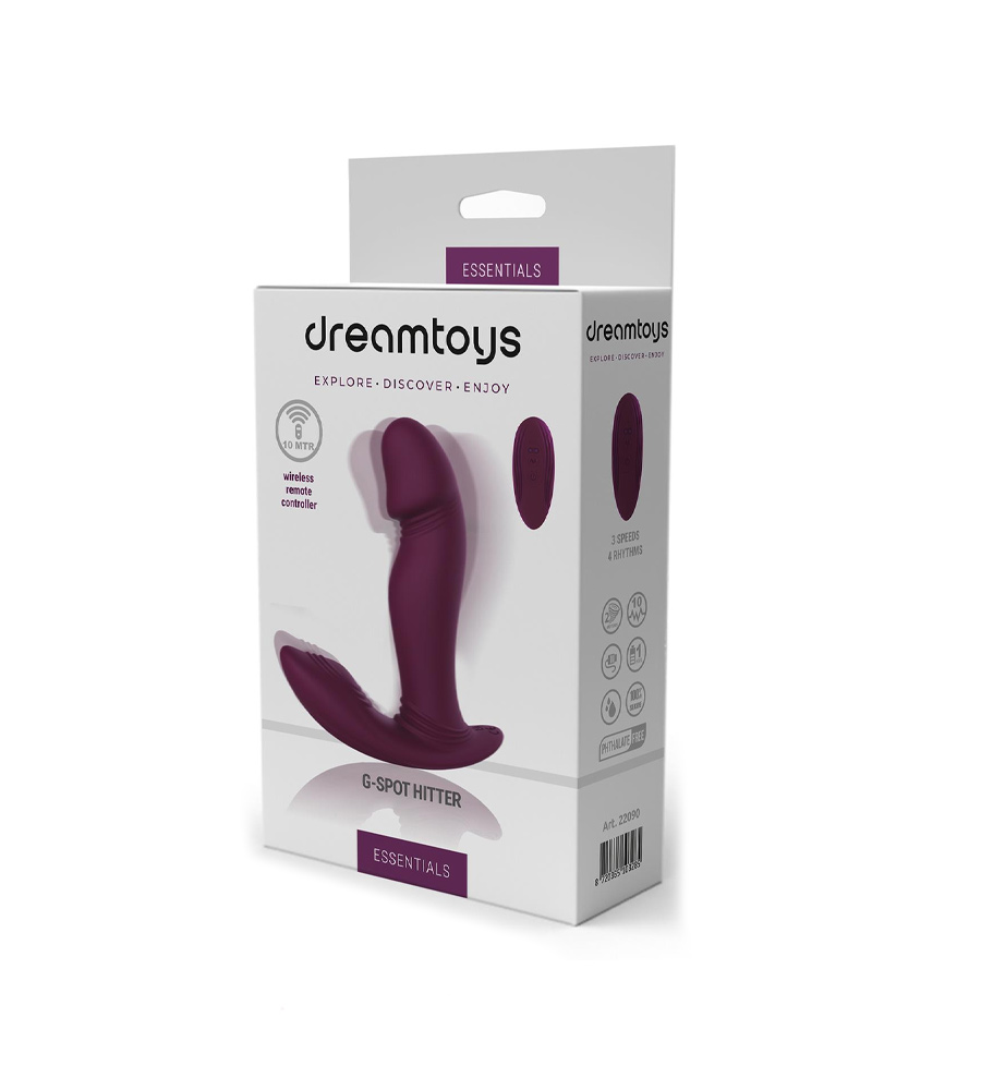 Essentials G-Spot Hitter Purple – vibrator za gaćice + daljinski upravljač - image 2
