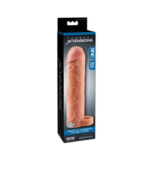 FX Perfect 2'' Extension Ball Strap - navlaka za penis sa prstenom za testise - image 2