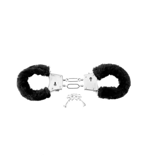 Fetish Fantasy Beginner’s Furry Cuffs Black – lisice s krznom