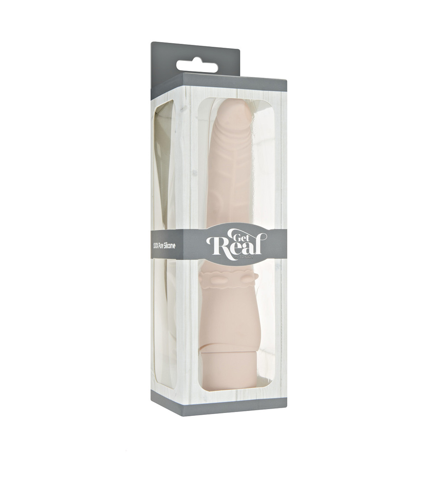 Get Real Classic Smooth Vibrator Beige – silikonski vibrator - image 2