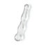 Glass Worxx Sparkle Wand - stakleni dildo, 18 cm