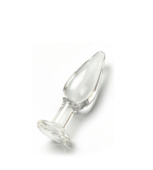 Glass Worxx Star Sparkler - stakleni analni plug, 12 cm