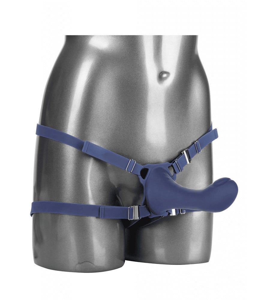Her Royal Harness Me2 Thumper - strap-on i vibrirajući dildo