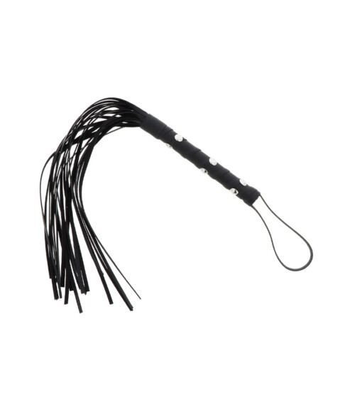Hidden Desire Extreme Short Studded Flogger Whip – bič