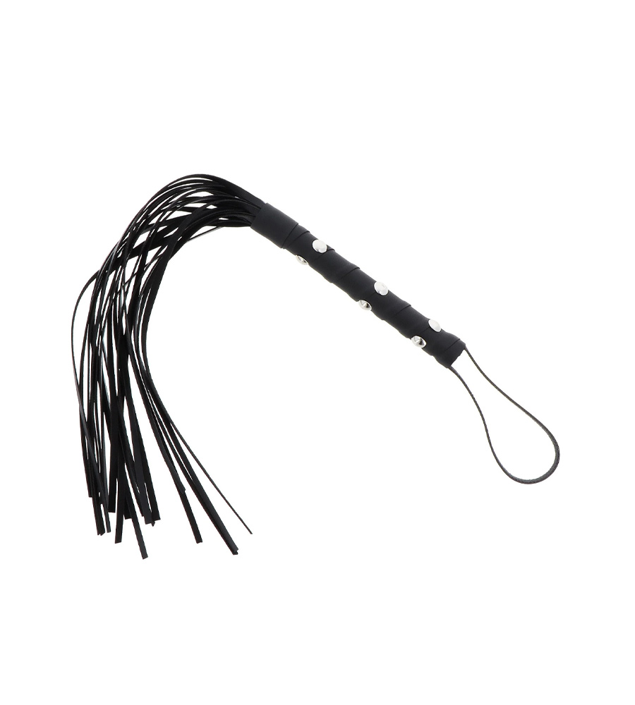 Hidden Desire Extreme Short Studded Flogger Whip – bič