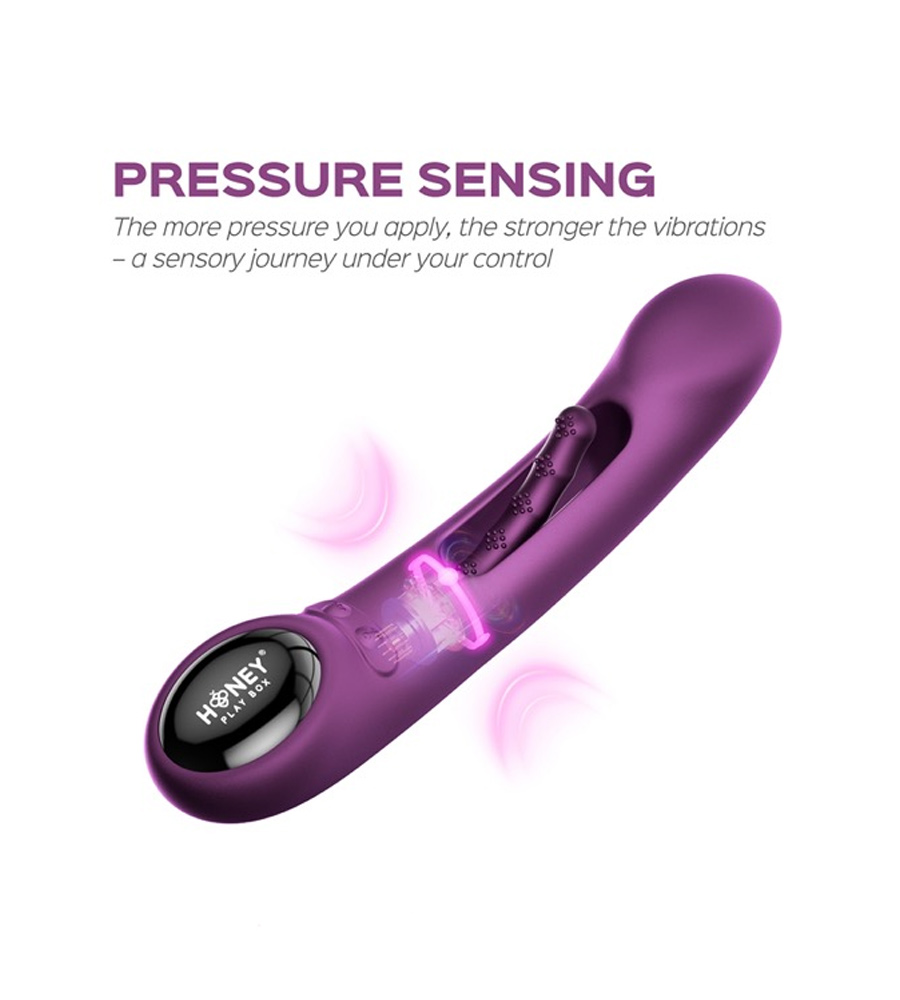 HoneyPlayBox Tempo Tapping Vibrator – silikonski vibrator + APP upravljanje - image 6