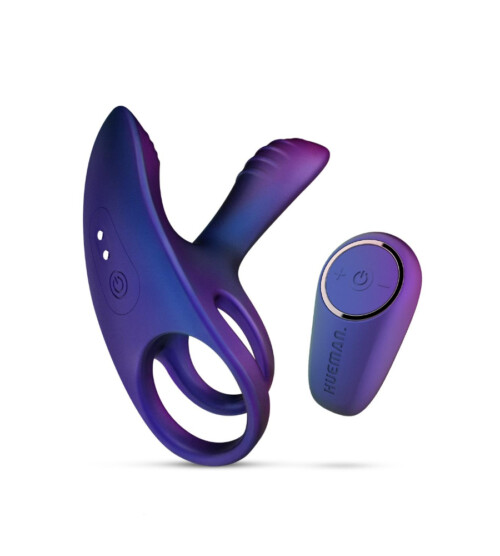 Hueman Infinity Ignite – vibrirajući penis prsten + dalj. upravljač