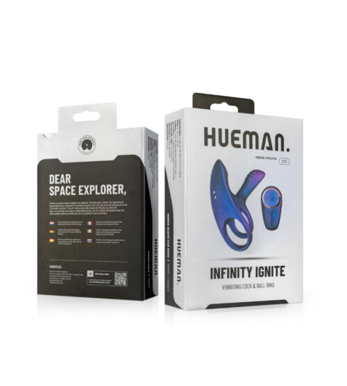 Hueman Infinity Ignite – vibrirajući penis prsten + dalj. upravljač - image 2